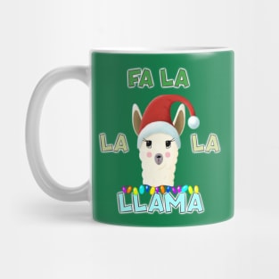 Singing Llama - Deck the Halls Mug